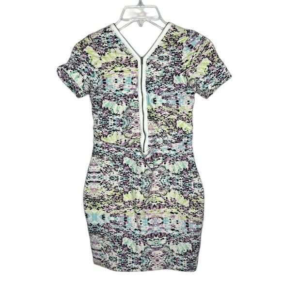 Talulah Sky Full Of Stars Short Sleeve Bodycon Dress. Size Medium. - Picture 2 of 10